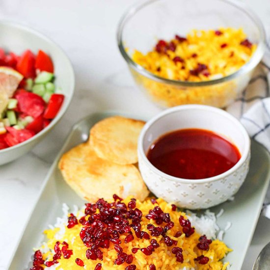 Zereshk Polo - Recipe photo by cookingwithsamira