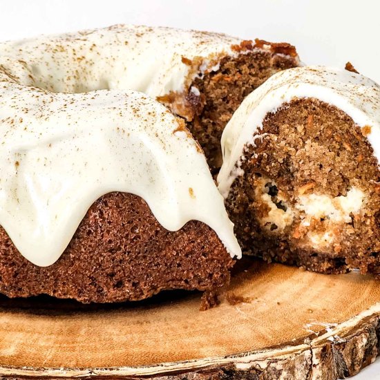 Cream Cheese Carrot Bundt Cake - Recipe photo by bklynactivemama