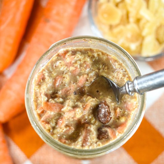 Carrot Cake Overnight Oats - Recipe photo by bastecutfold
