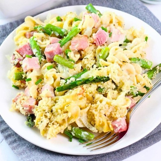 Ham and Asparagus Casserole - Recipe photo by nowcookthis
