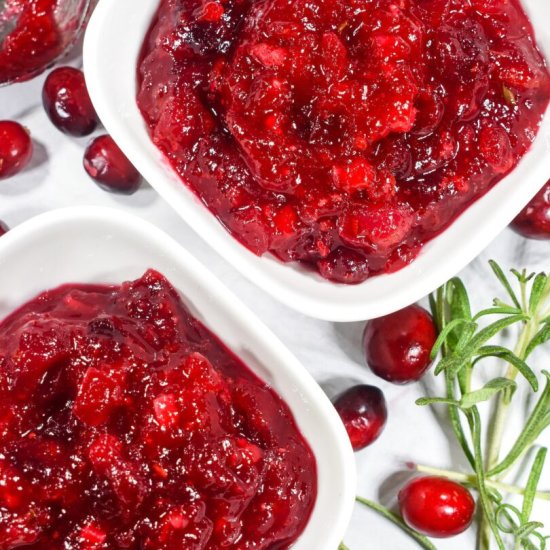 Cranberry Compote - Recipe photo by bastecutfold