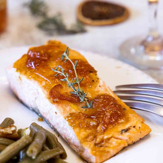 Orange Marmalade Salmon - Recipe photo by iwilkerson