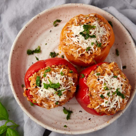 Slow Cooker Stuffed Peppers - Recipe photo by Barbara Curry