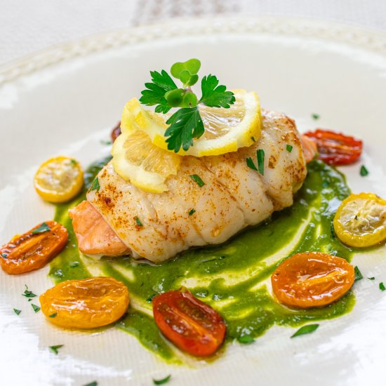 sole wrapped salmon - Recipe photo by a zest for life