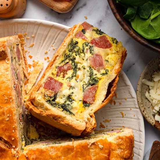 Italian Easter Pie (Pizza Rustica) - Recipe photo by ColeyCooks