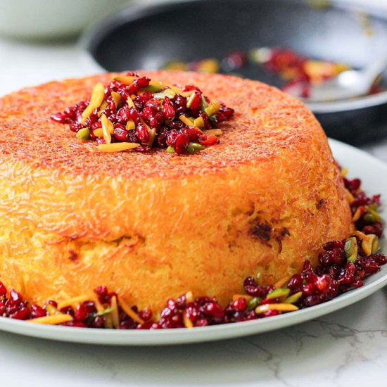 Tahchin - Recipe photo by cookingwithsamira