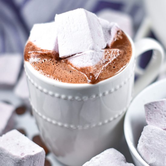 Red Wine Hot Chocolate - Recipe photo by bastecutfold