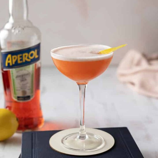 Aperol Sour - Recipe photo by peelwithzeal