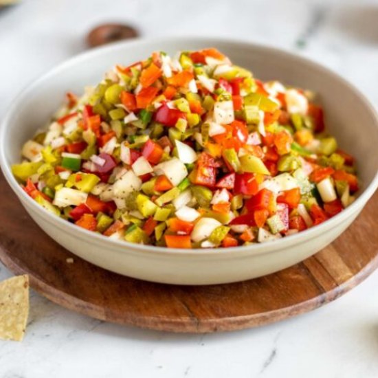 Pickle de Gallo - Recipe photo by peelwithzeal
