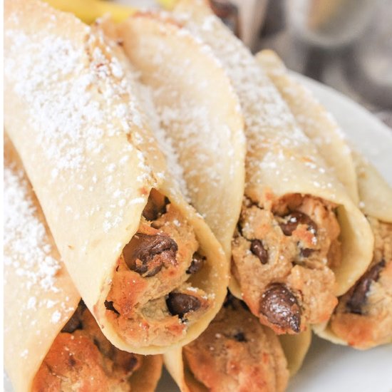 Low Carb Choclate Chip Roll Ups - Recipe photo by Foodie Love