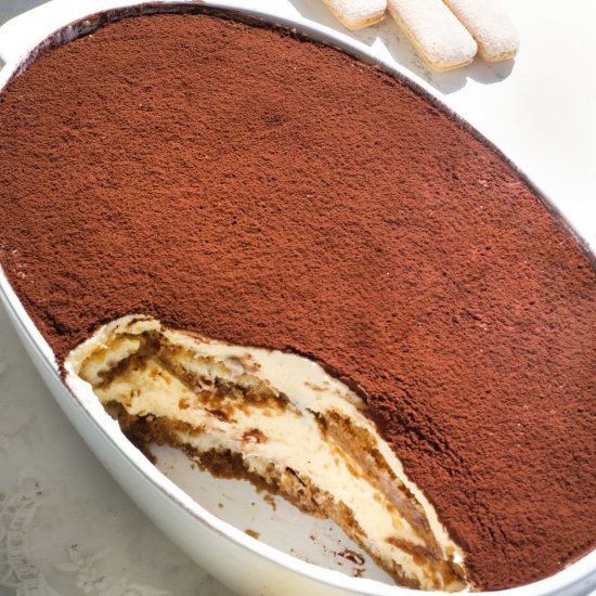 Traditional Italian Tiramisu - Recipe photo by Simshomekitchen