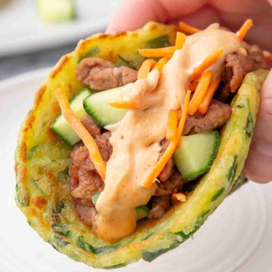 Beef Bulgogi Tacos - Recipe photo by getonmyplate
