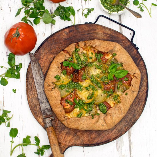 Tomato Galette - Recipe photo by theflexitarian
