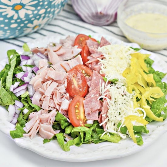 Keto Grinder Salad - Recipe photo by Foodie Love