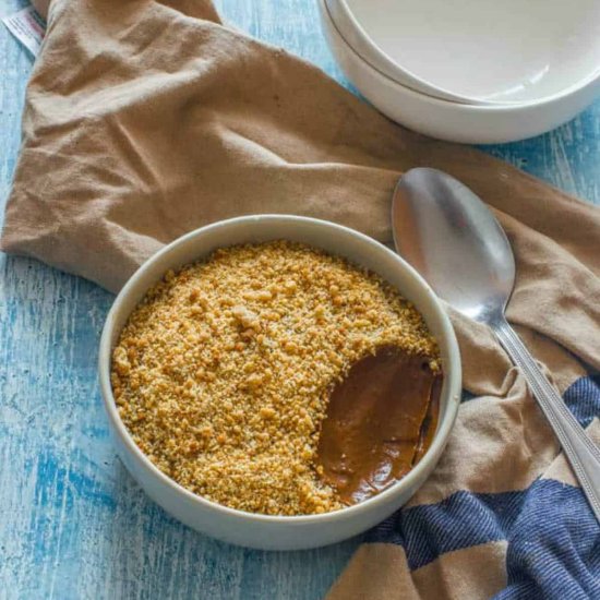 Chocolate Crumble Pudding - Recipe photo by thatgirlcookshealthy