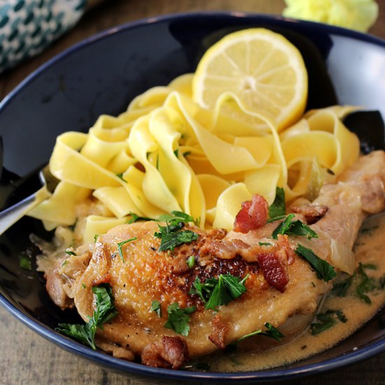 Chicken Normandy - Recipe photo by Food Gal