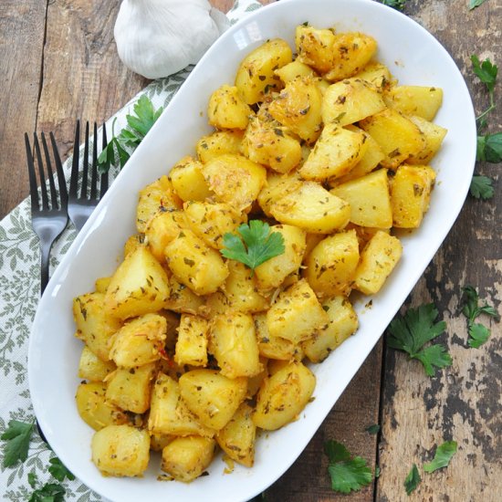 Spanish Oregano Potatoes - Recipe photo by Spain on a Fork