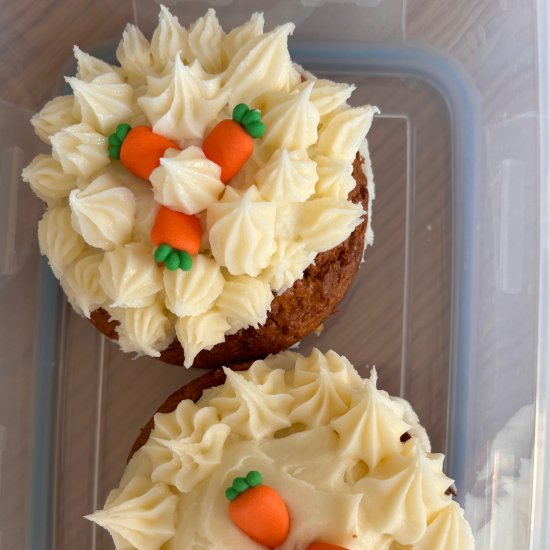 Air Fryer Carrot Cake - Recipe photo by AirfryerUK