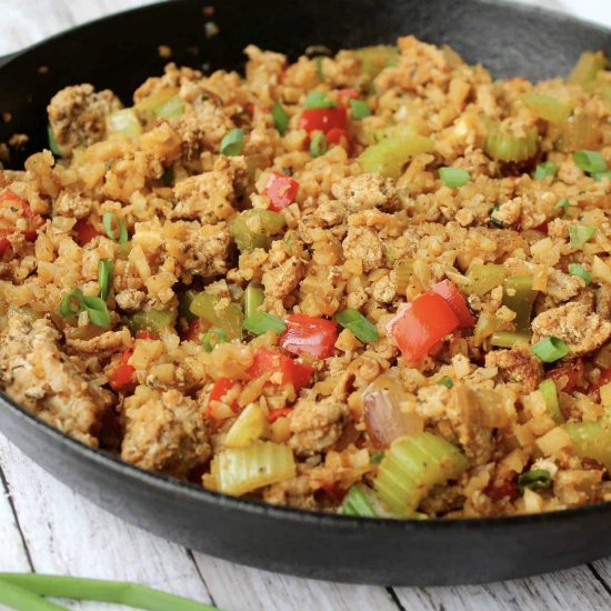 Keto Dirty Cauliflower Rice - Recipe photo by Foodie Love