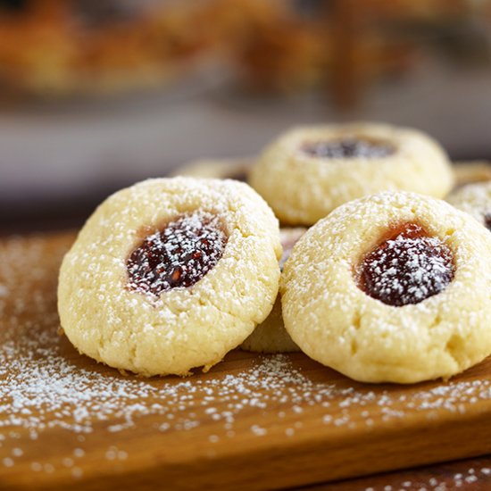 Raspberry Cream Cheese Thumbprint - Recipe photo by Mycookiejourney