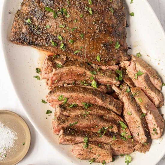 Dry Rub Grilled Flank Steak - Recipe photo by peelwithzeal