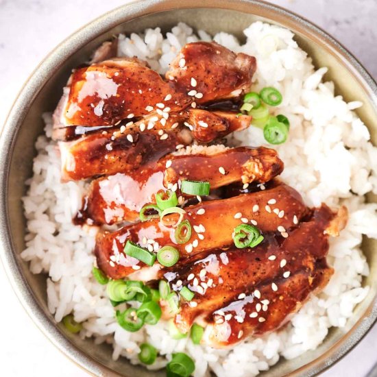 Panda Express Teriyaki Chicken - Recipe photo by SplashofTaste