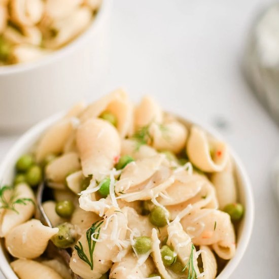 Pasta with Peas - Recipe photo by TheSaltyMarshmallow