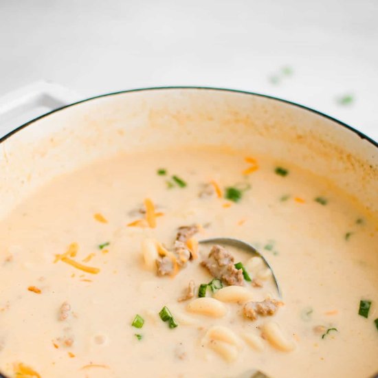 Cheesy Hamburger Soup - Recipe photo by TheSaltyMarshmallow