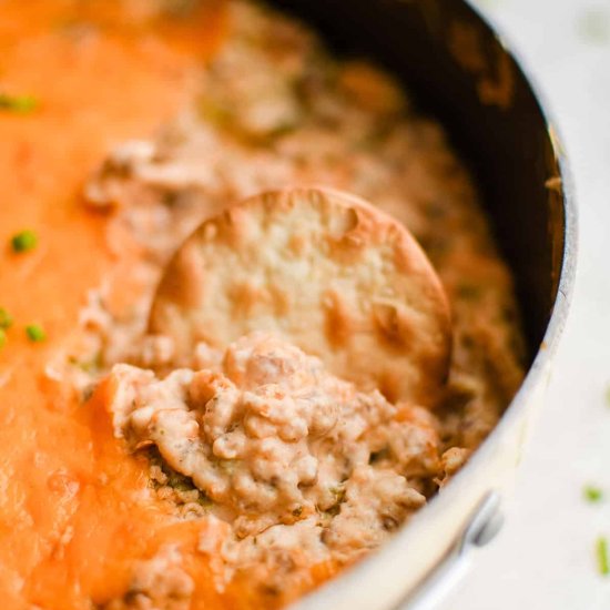 Hot Sausage Dip - Recipe photo by TheSaltyMarshmallow