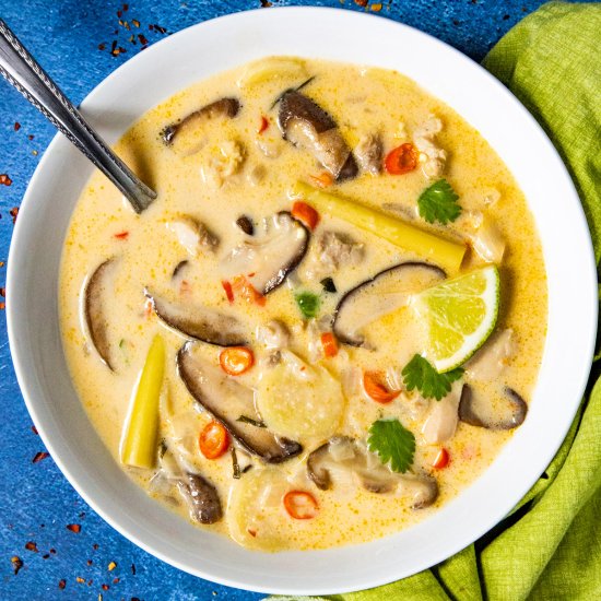 Tom Kha Gai - Recipe photo by ChiliPepperMadness