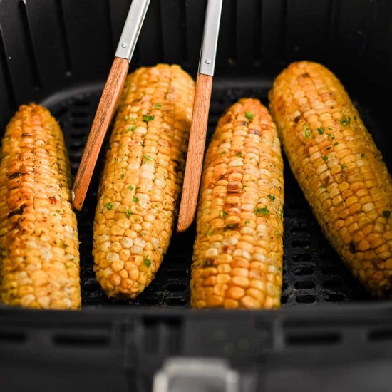 Air Fryer Corn on the Cob - Recipe photo by TheSaltyMarshmallow