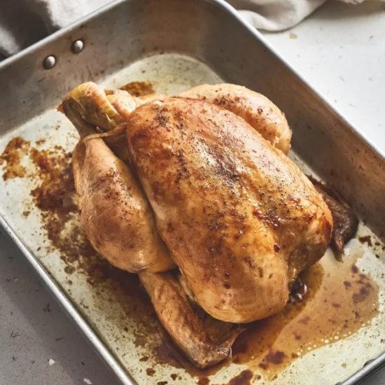 Just Roast Chicken - Recipe photo by coolfooddude