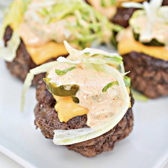 Keto Big Mac Bites - Recipe photo by Foodie Love