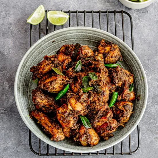 Restaurant Style Pepper Chicken Fry - Recipe photo by Priyanka DK