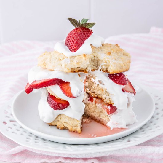 Easy Bisquick Strawberry Shortcake - Recipe photo by Intentional Hospitality