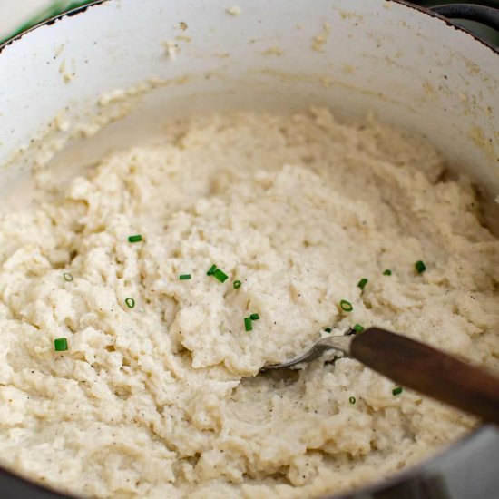 Mashed Cauliflower - Recipe photo by TheSaltyMarshmallow