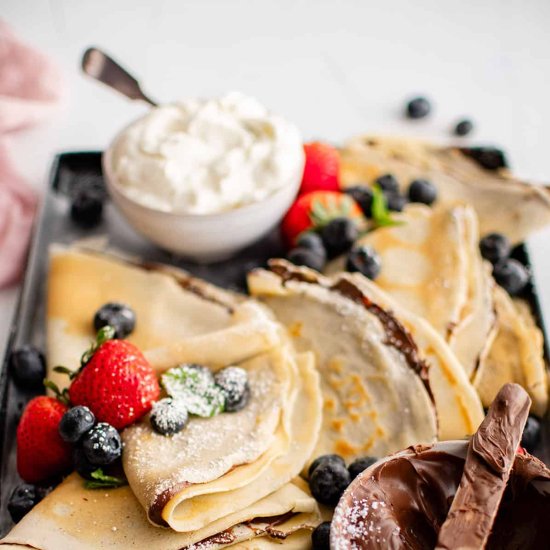 Homemade Crepes - Recipe photo by TheSaltyMarshmallow