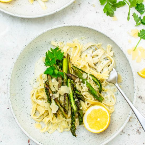 Asparagus Pasta - Recipe photo by theflexitarian