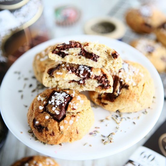 Lavender Chocolate Cookies - Recipe photo by Taste of Home