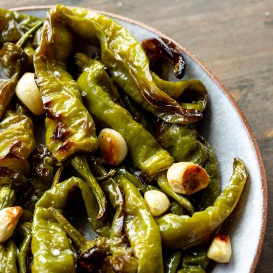 Easy Roasted Italian Long Hot Peppe - Recipe photo by ColeyCooks