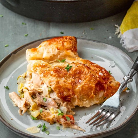 Easy Leftover Turkey Pot Pie - Recipe photo by ColeyCooks