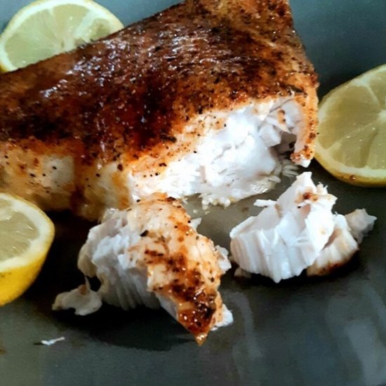 Blackened Swordfish Oven Recipe - Recipe photo by seasonalcookbook
