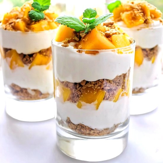 Filipino mango Float - Recipe photo by Woman And The Whisk