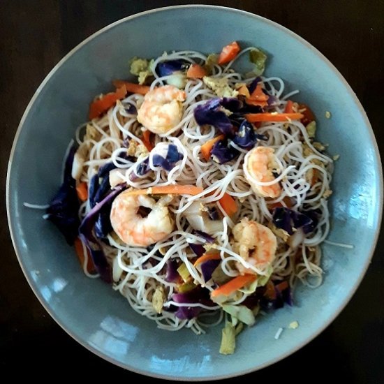 Easy Shrimp Mei Fun - Recipe photo by seasonalcookbook