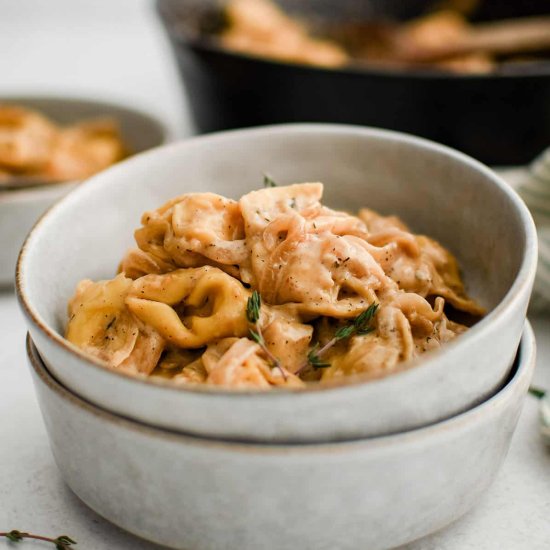 Creamy French Onion Tortellini - Recipe photo by TheSaltyMarshmallow