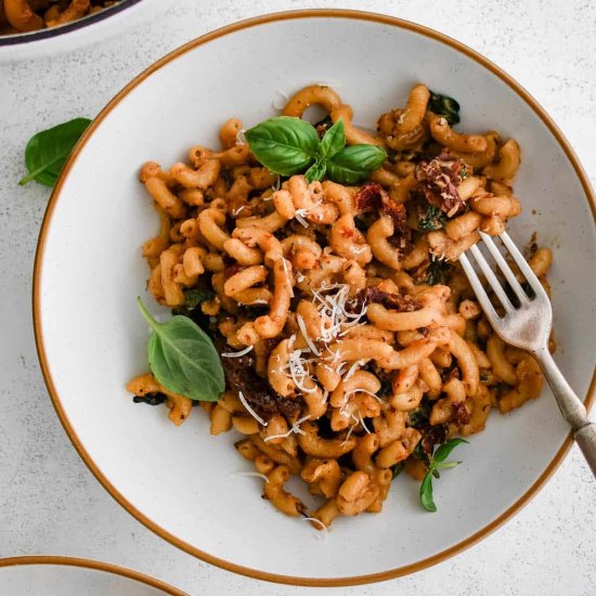 Sun Dried Tomato Pasta - Recipe photo by TheSaltyMarshmallow