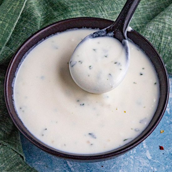 Halal White Sauce - Recipe photo by ChiliPepperMadness