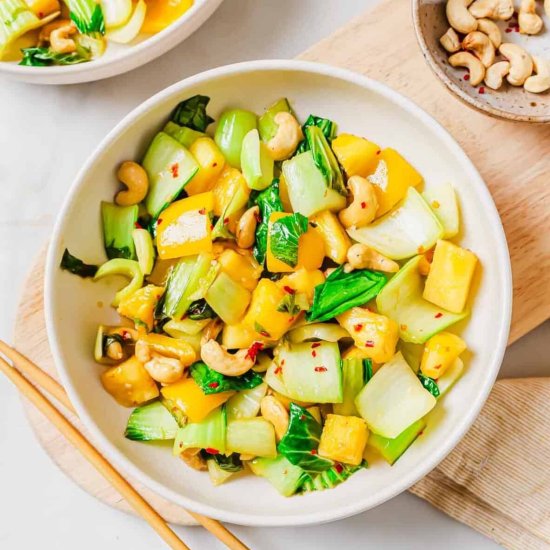 Bok Choy Stir Fry - Recipe photo by Running to the Kitchen