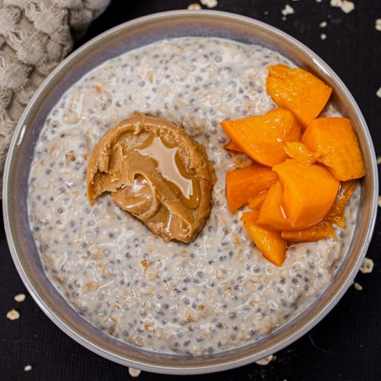 High-Protein Overnight Oats Recipe - Recipe photo by thatproteinlife
