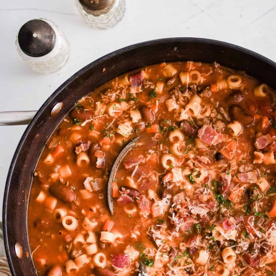 Pasta e Fagioli - Recipe photo by TheSaltyMarshmallow